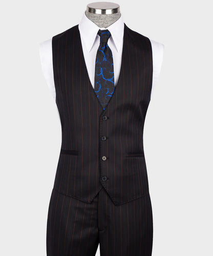 Classic Striped Three Piece Suit