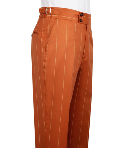 Pinstripe Double Breasted Suit