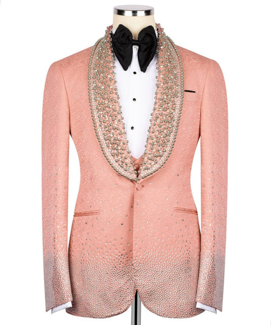 Custom Rhinestone Embellished Tuxedo