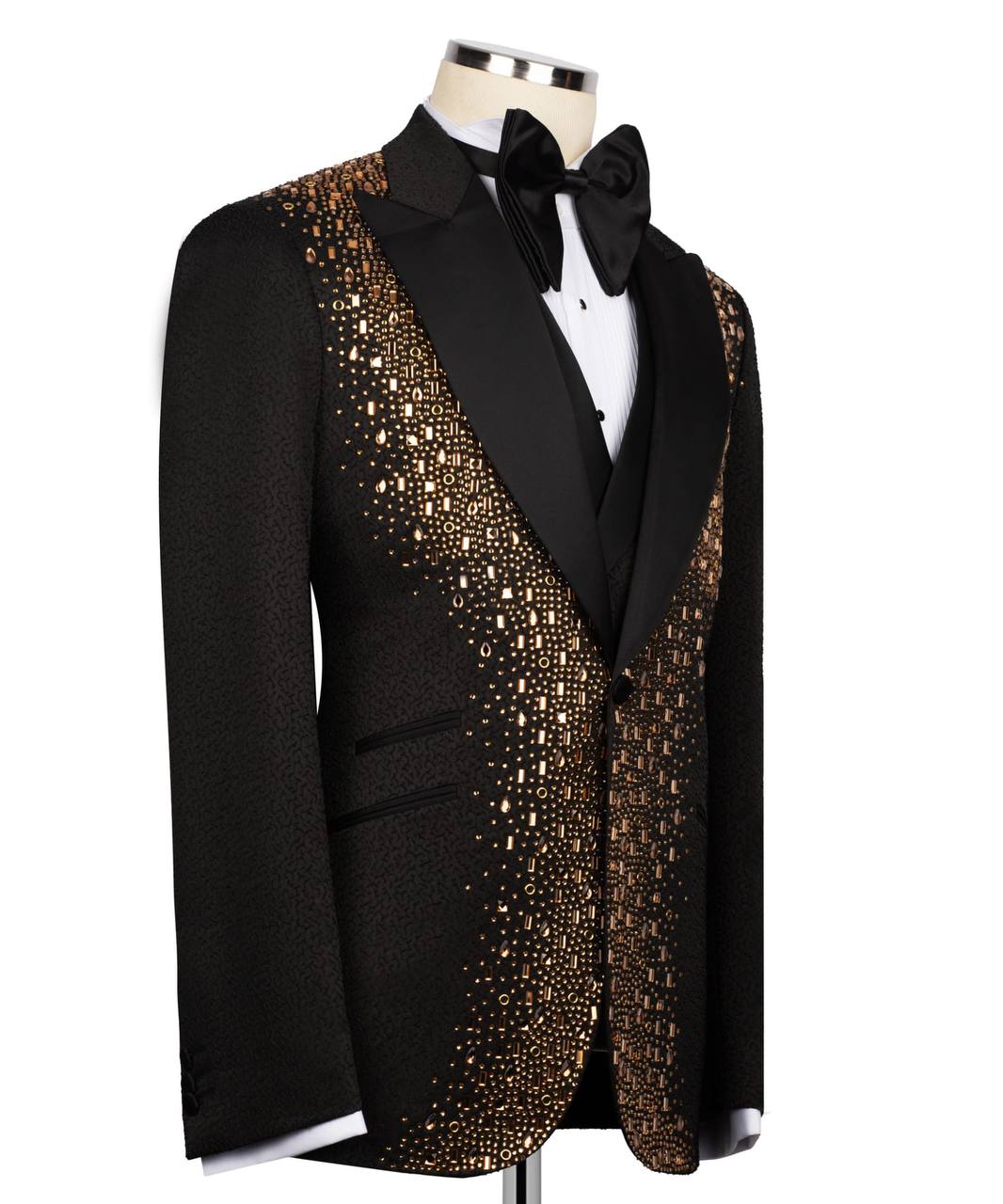 Gold Jewelry Ornament Black Tuxedo