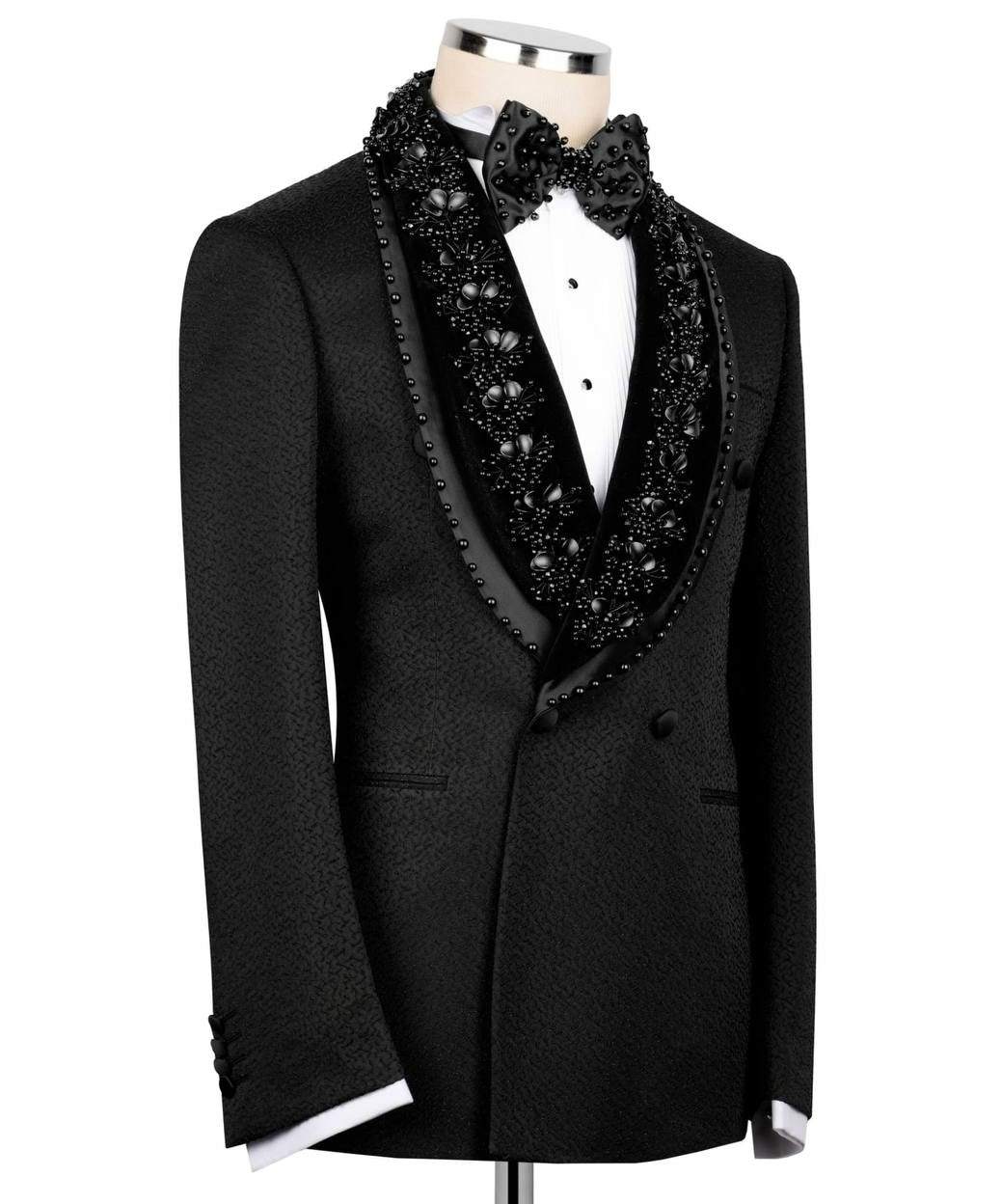 Black Embellished Tuxedo