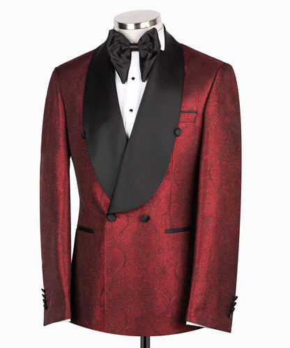 Shawl Lapel Red Tuxedo