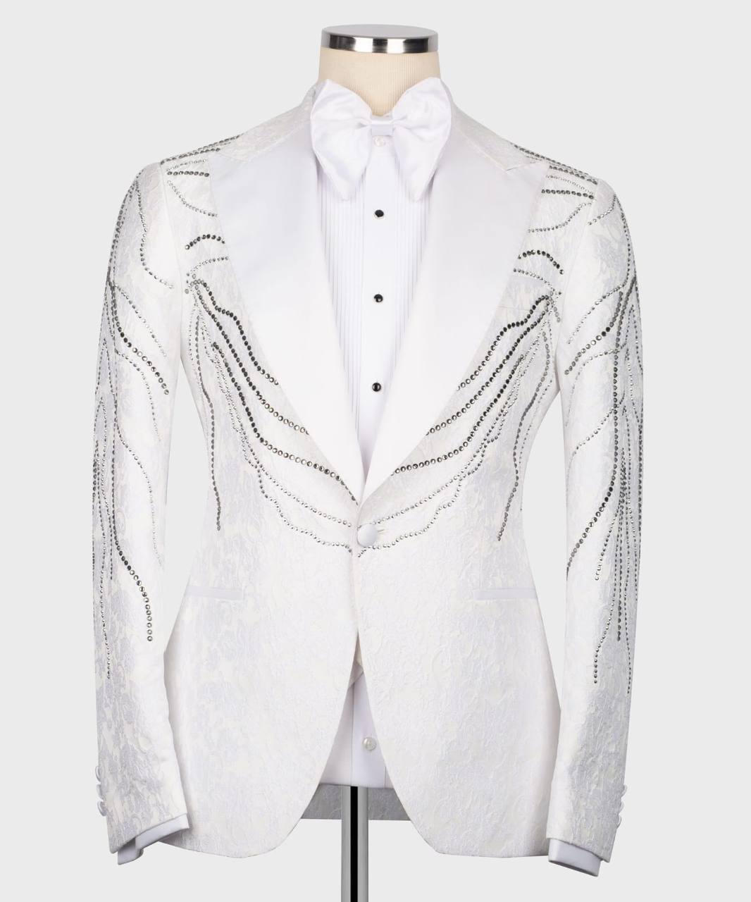 White 3 Piece Exclusive Tuxedo