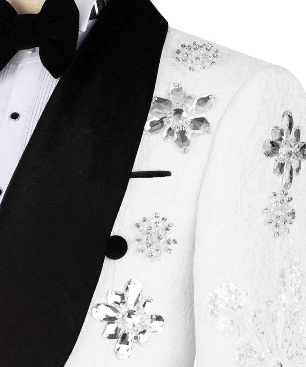 Custom Stone Embellished Tuxedo