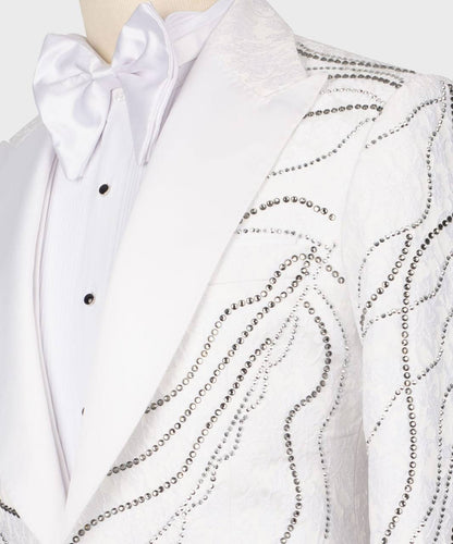 White 3 Piece Exclusive Tuxedo