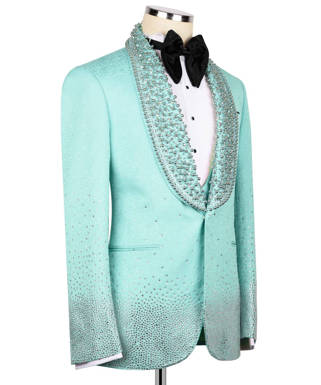 Custom Rhinestone Embellished Tuxedo