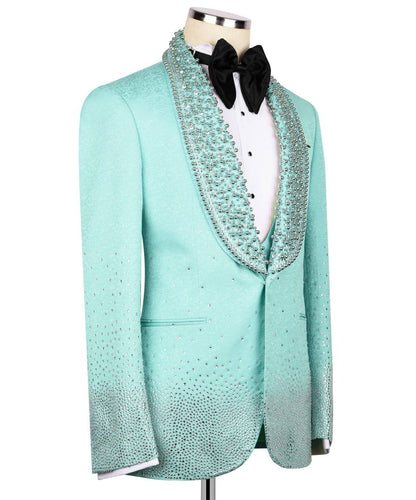 Custom Rhinestone Embellished Tuxedo