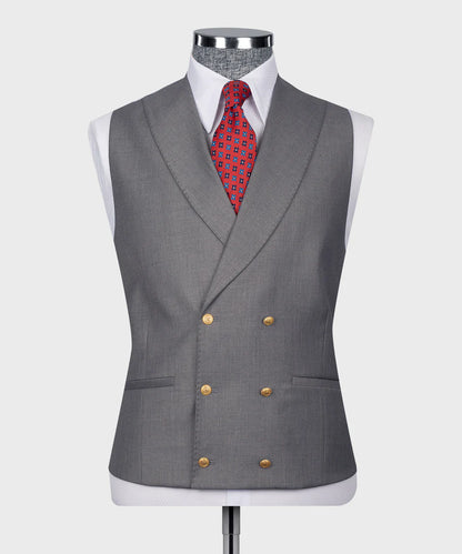 Business Golden Button Suit