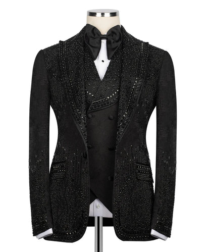 Exclusive Stone Embroidered Tuxedo