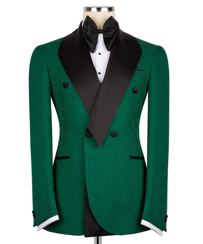 Two Piece Tuxedo with Custom Collar Design