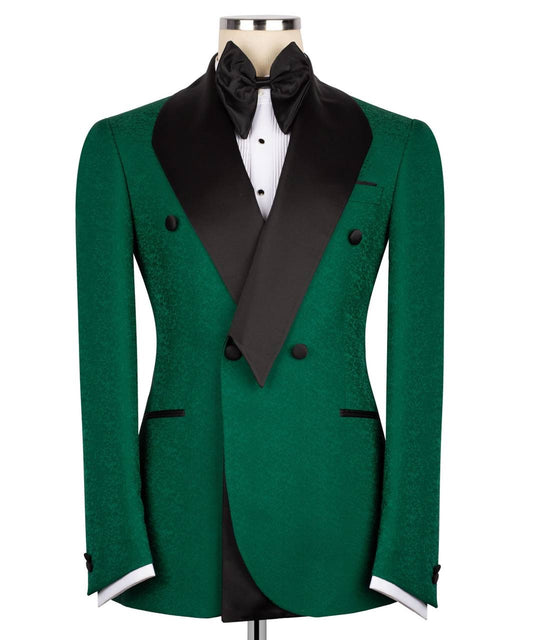 Two Piece Tuxedo with Custom Collar Design