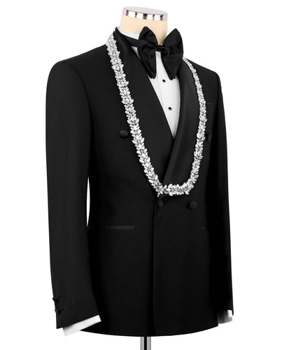 Embellished Black Tuxedo