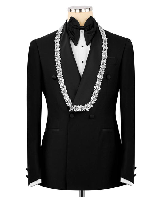 Embellished Black Tuxedo