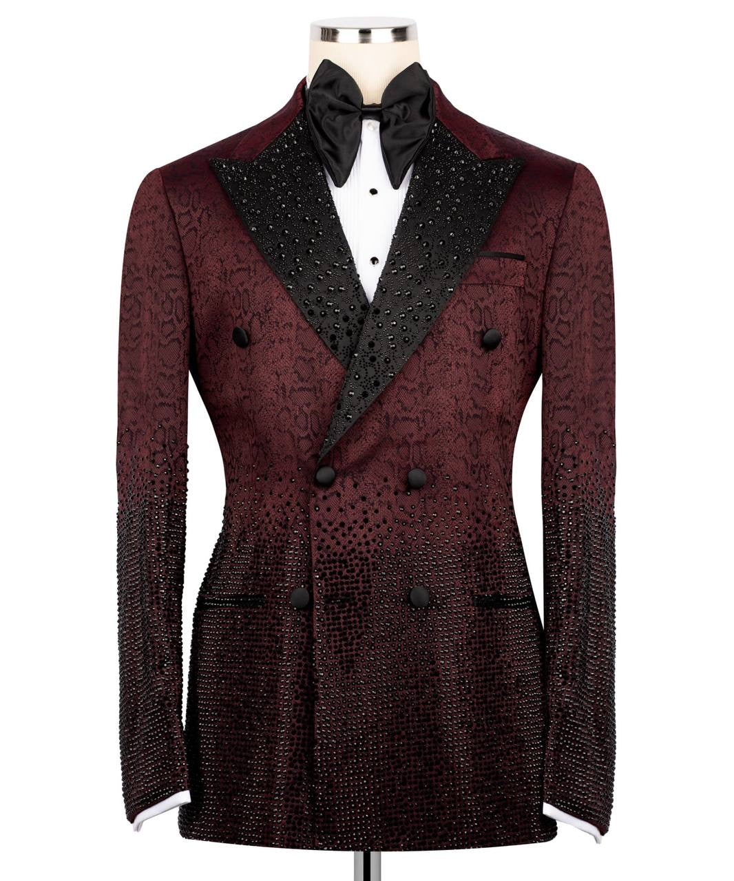 Designer Rhinestone Tuxedo