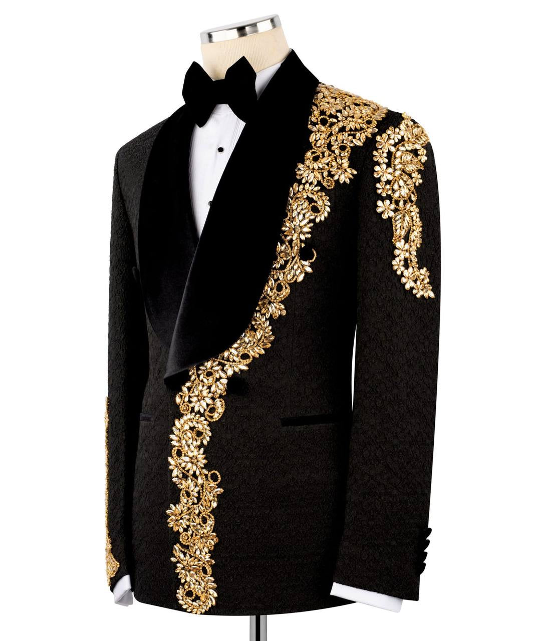 Stone Embellished Tuxedo