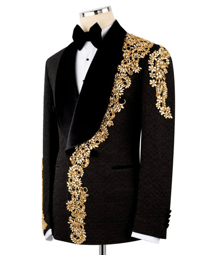 Stone Embellished Tuxedo
