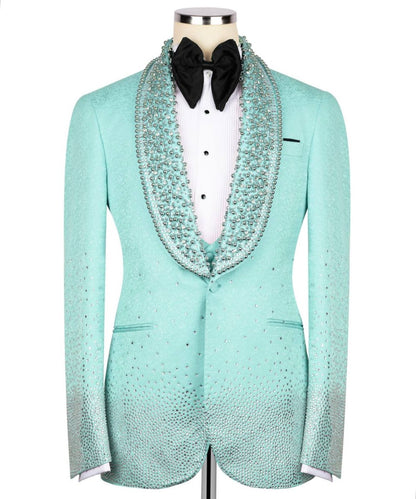 Custom Rhinestone Embellished Tuxedo