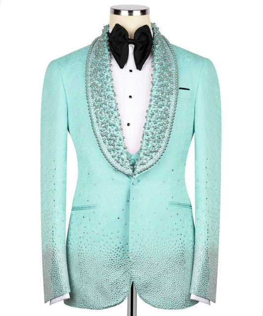 Custom Rhinestone Embellished Tuxedo