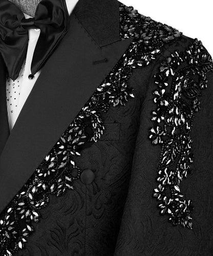Exclusive Stone Embellished Tuxedo