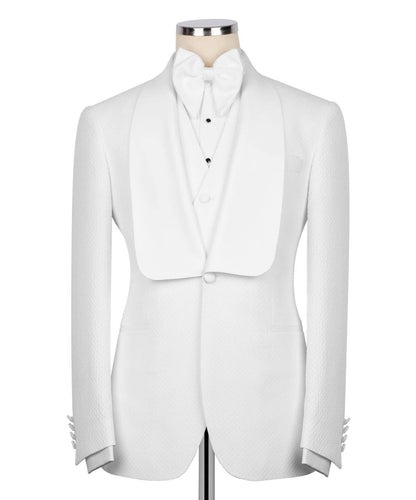 Custom Collar White Tuxedo