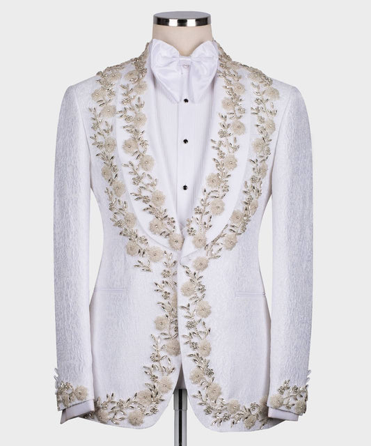 Exclusive Jewelry Embroidered Tuxedo
