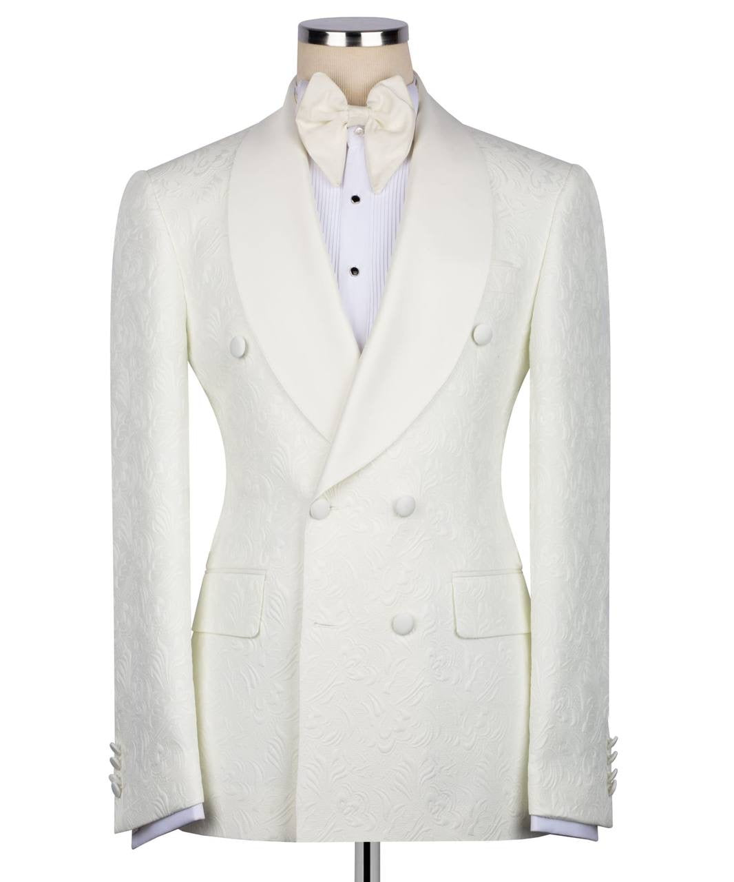 White Paisley Shawl Tuxedo