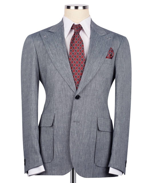 Linen Fabric Men’s Suit
