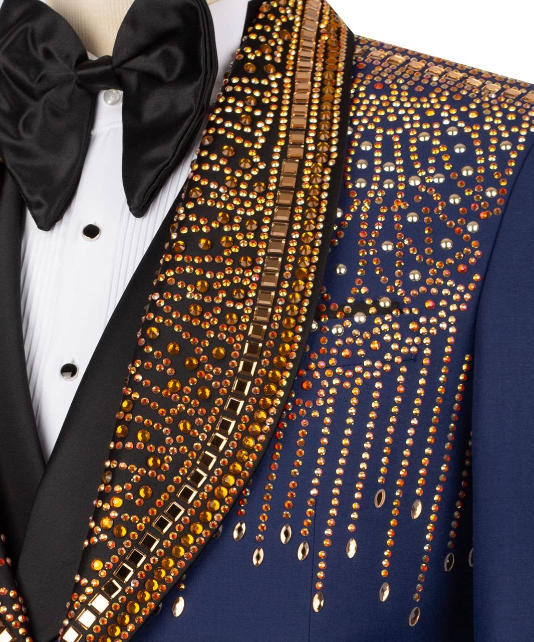 Custom Made Stone Embroidered Tuxedo