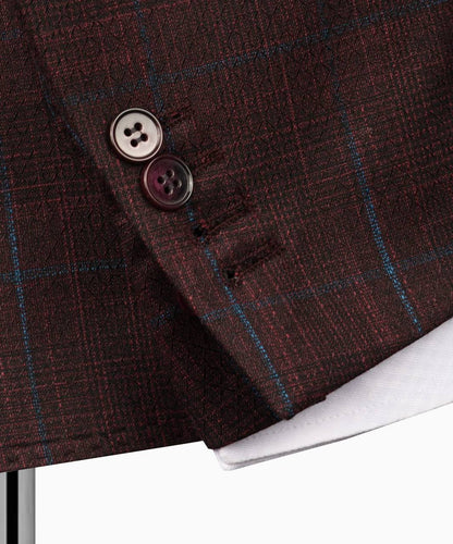 Plaid Three Piece Suit