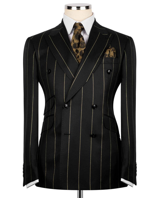 Pinstripe Double Breasted Suit