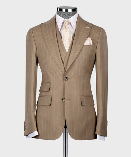 Striped Three Piece Suit