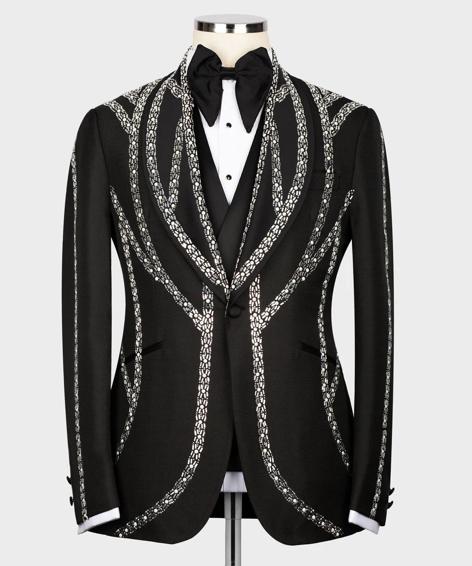 Exclusive Stone Embroıdered Tuxedo