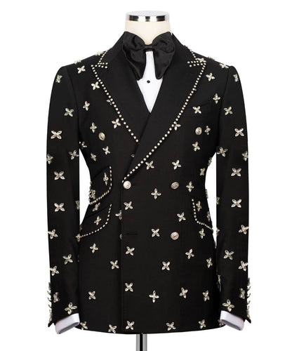 Exclusive Double Breasted Black Tuxedo
