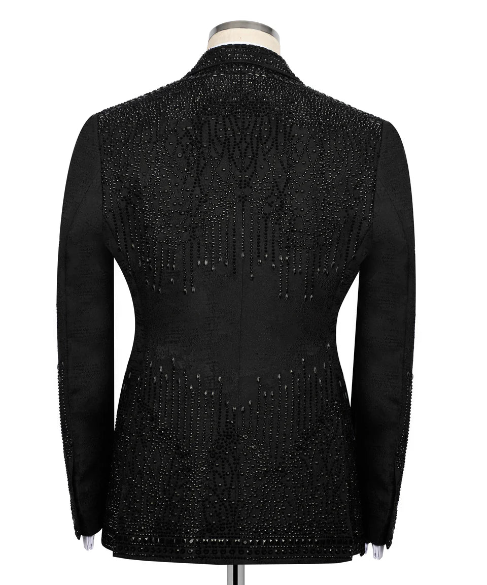 Exclusive Stone Embroidered Tuxedo