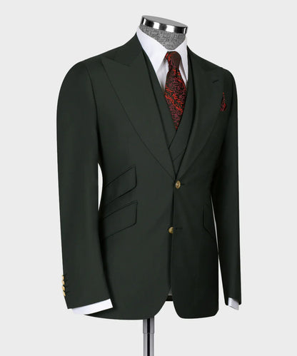 Classic Dark Green Suit