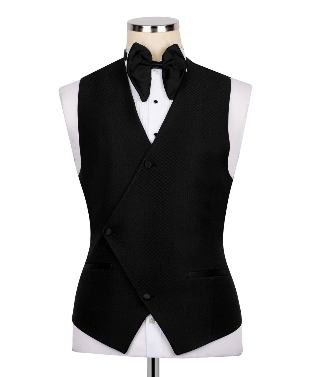 Custom Collar Black Tuxedo