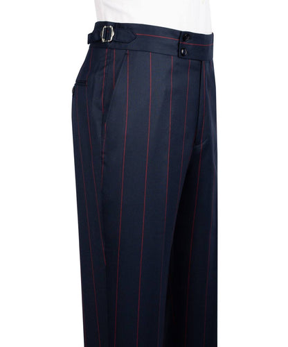 Pinstripe Double Breasted Suit