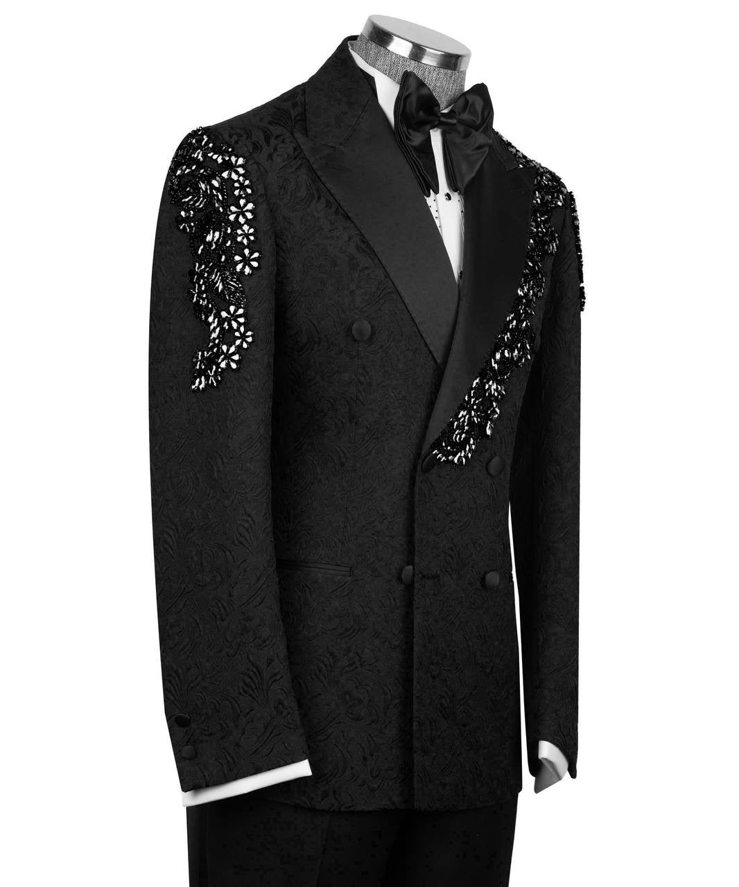 Exclusive Stone Embellished Tuxedo