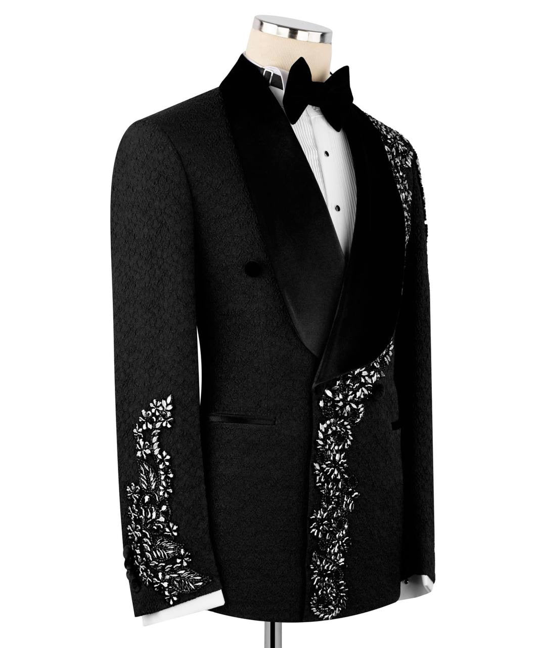 Stone Embellished Tuxedo