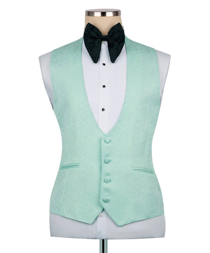 Textured Mint Green Tuxedo