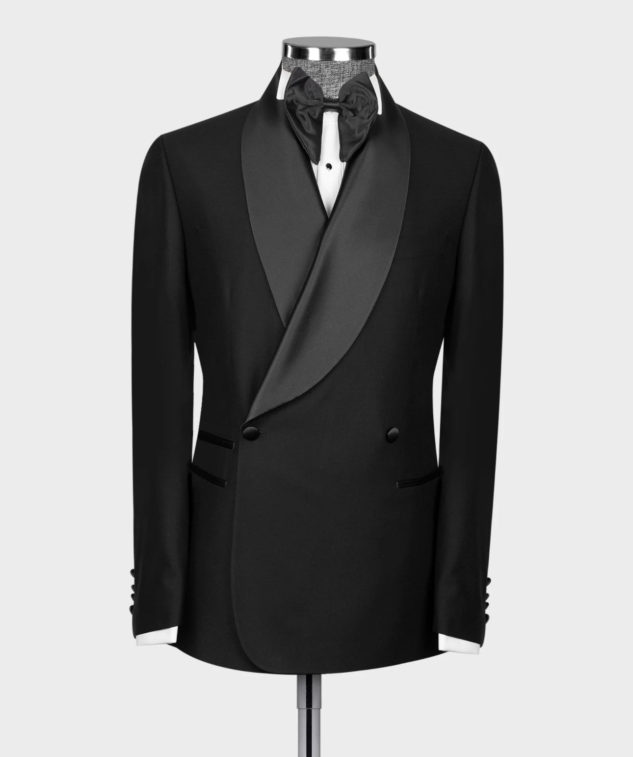 Double Button Black Tuxedo