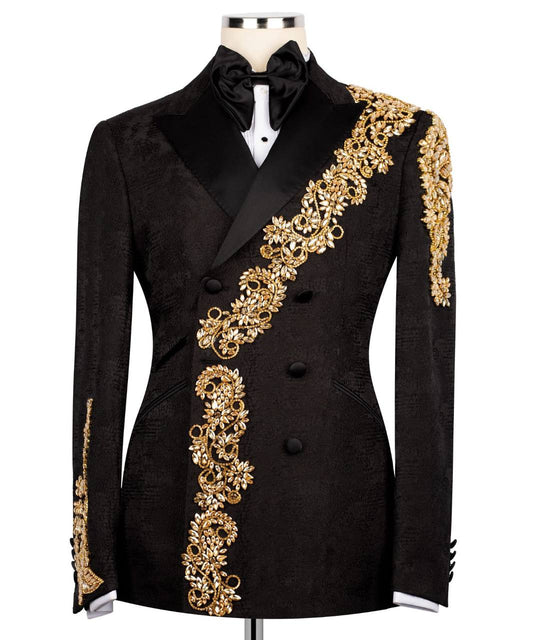 Exclusive Stone Embellished Tuxedo