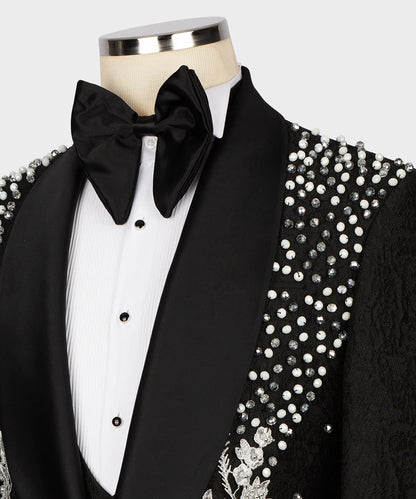 Exclusive Stone Embroıdered Tuxedo